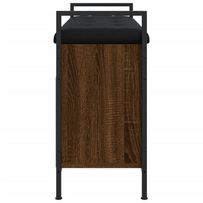Lavice S Botníkem Hnědý Dub 85,5X32X57,5 Cm Kompozitní Dřevo