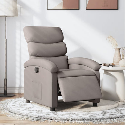 Polohovací Křeslo Textil Taupe