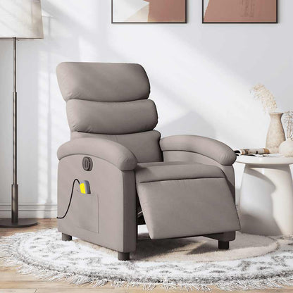 Polohovací Křeslo Textil Taupe