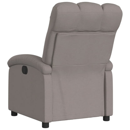 Elektrické Polohovací Křeslo Textil Taupe