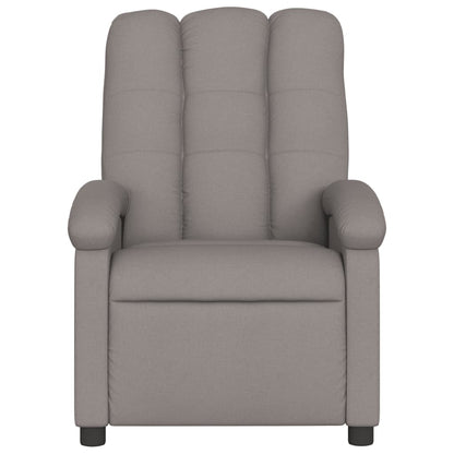 Elektrické Polohovací Křeslo Textil Taupe
