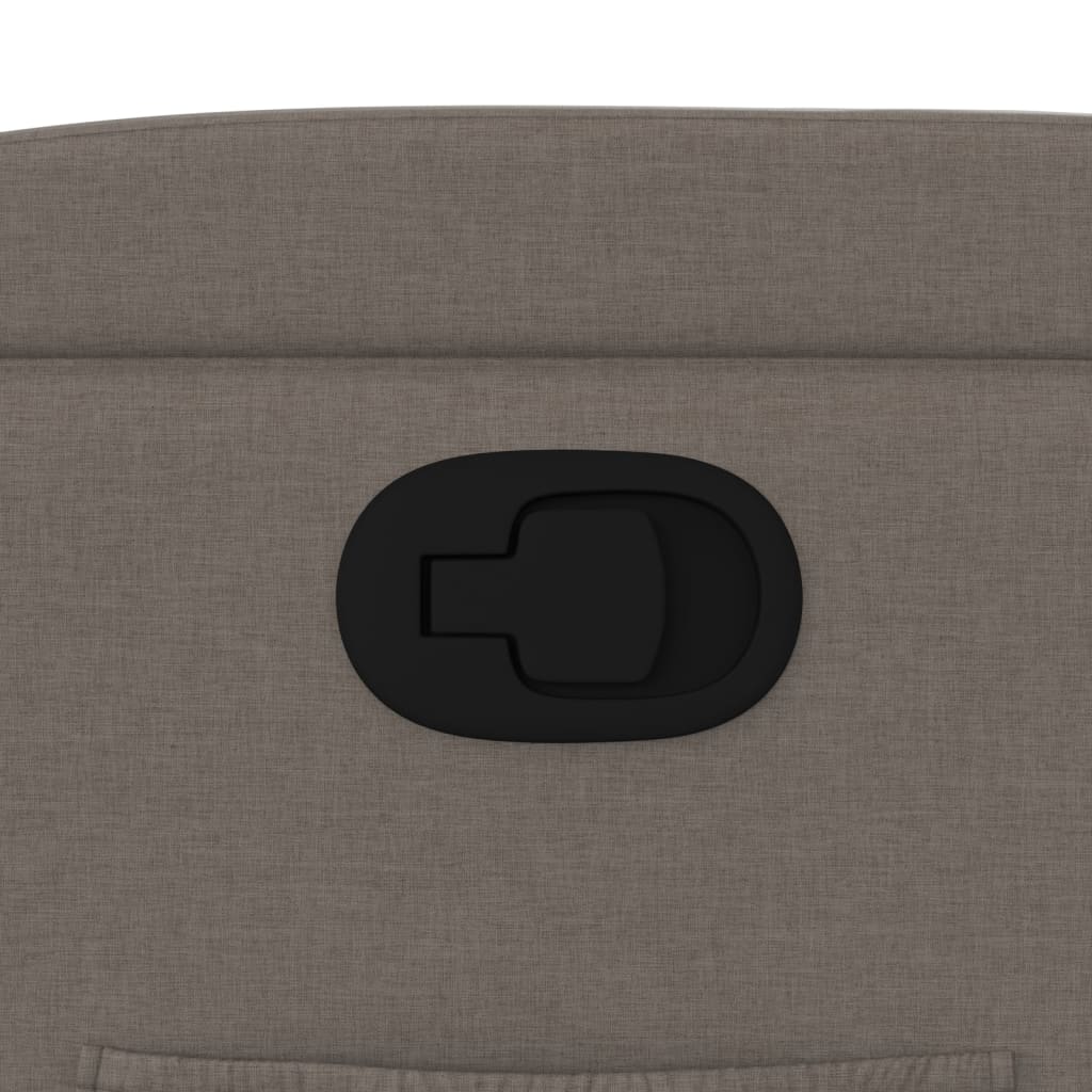 Zvedací Polohovací Křeslo Textil Taupe