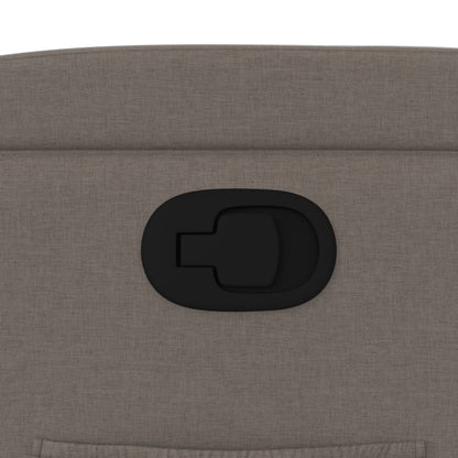 Zvedací Polohovací Křeslo Textil Taupe
