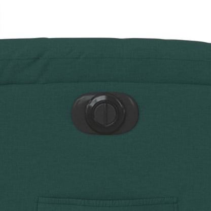 Elektrické Polohovací Křeslo Tmavě Zelené Textil Tmavě Zelená