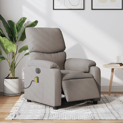 Polohovací Křeslo Textil Taupe