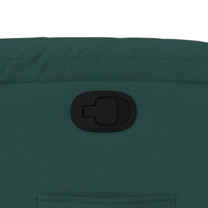 Zvedací Polohovací Křeslo Tmavě Zelené Textil Tmavě Zelená