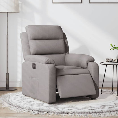 Polohovací Křeslo Textil Taupe