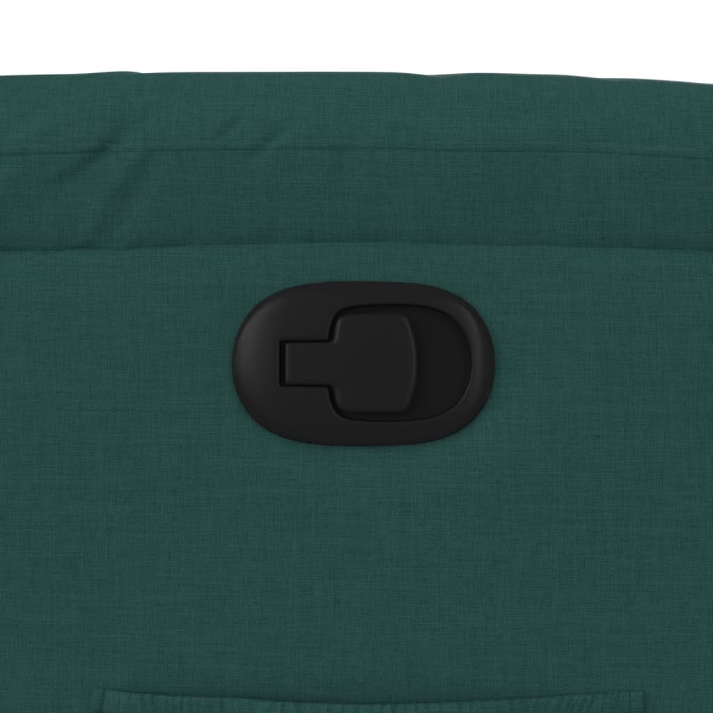 Zvedací Polohovací Křeslo Tmavě Zelené Textil Tmavě Zelená