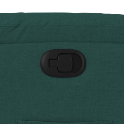 Zvedací Polohovací Křeslo Tmavě Zelené Textil Tmavě Zelená