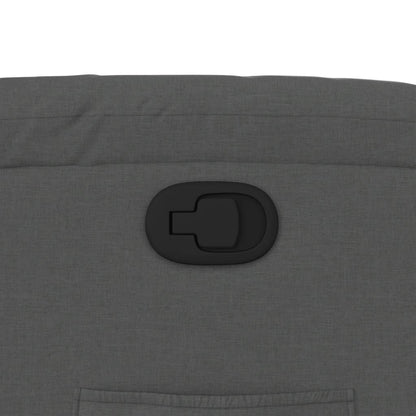 Zvedací Polohovací Křeslo Tmavě Šedé Textil Tmavě Šedá