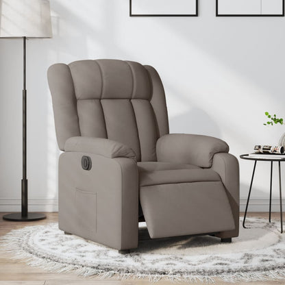 Polohovací Křeslo Textil Taupe