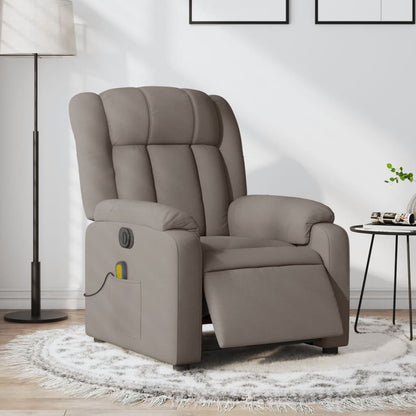 Polohovací Křeslo Textil Taupe