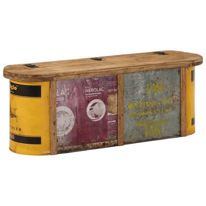 Úložná Lavice/Příborník 120X30X40 Cm Masivní Recyklované Dřevo
