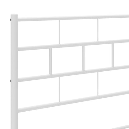 Kovové Náhradní Čelo Postele Bílé