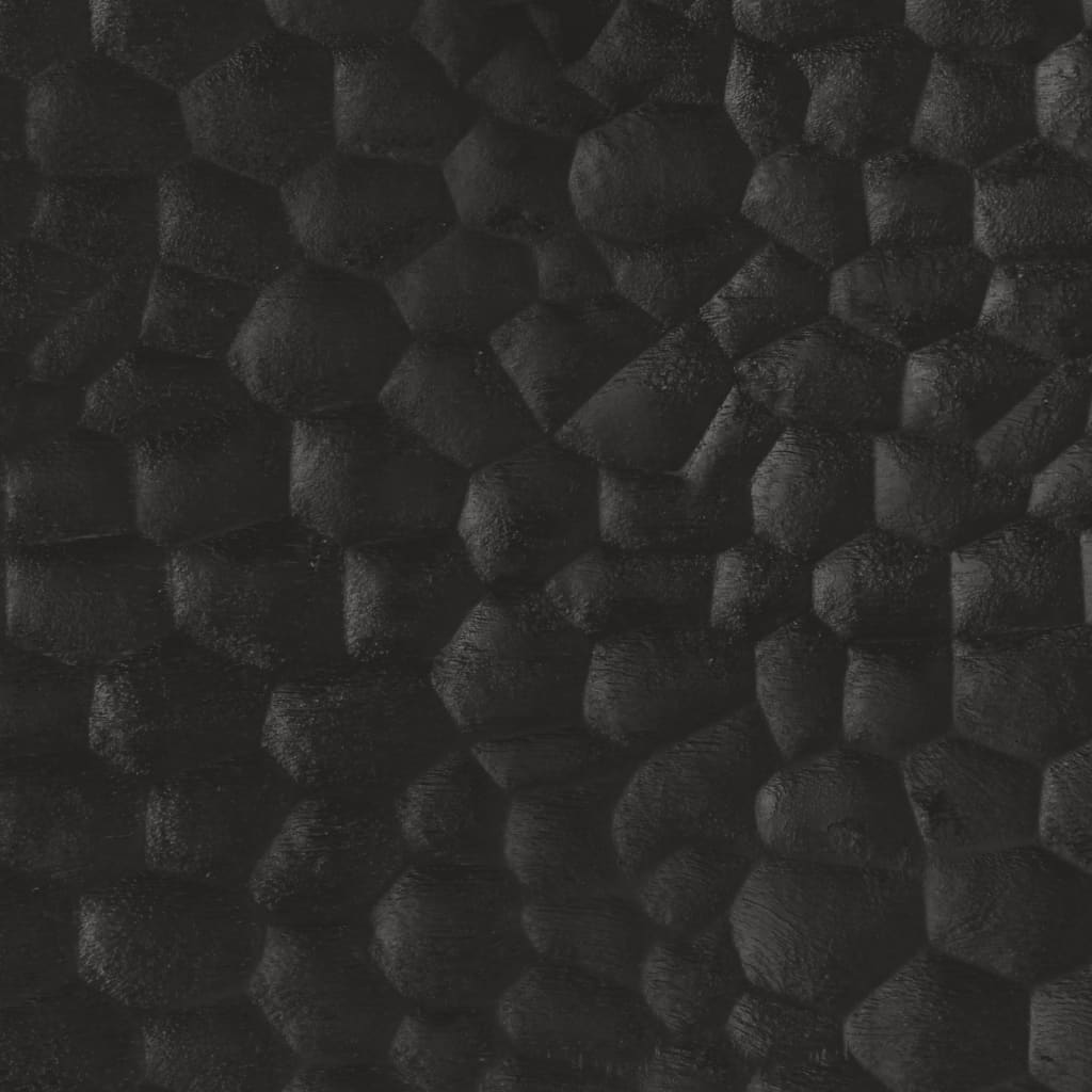 Odkládací Skříňky 2 Ks Černé 60 X 33 X 75 Cm Masivní Mangovník