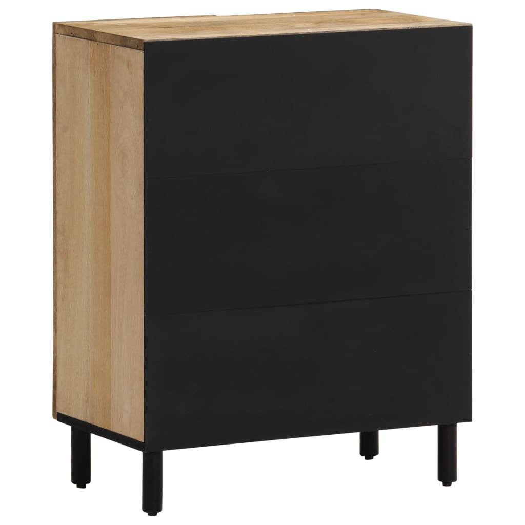 Odkládací Skříňky 3 Ks 60X33X75 Cm Masivní Mangovníkové Dřevo