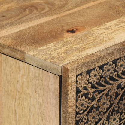 Odkládací Skříňky 3 Ks 60X33X75 Cm Masivní Mangovníkové Dřevo