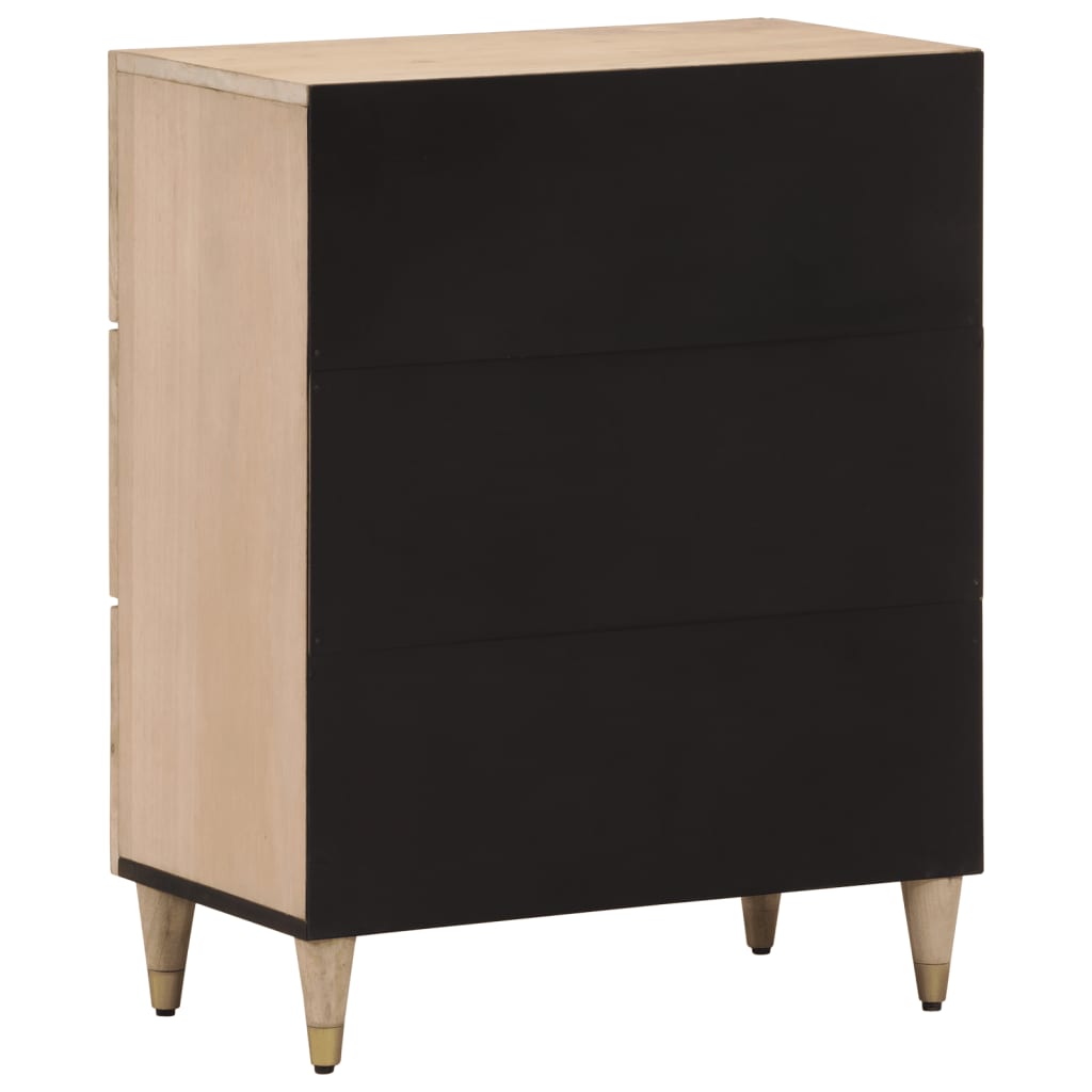 Odkládací Skříňky 2 Ks 60X33X75 Cm Masivní Mangovníkové Dřevo