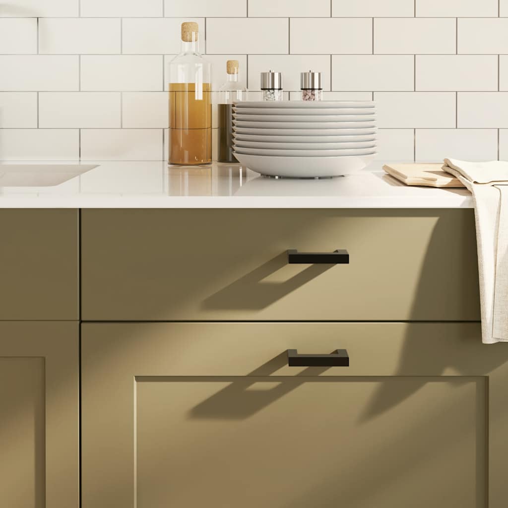 Nábytkové Úchytky 5 Ks Černé Nerezová Ocel