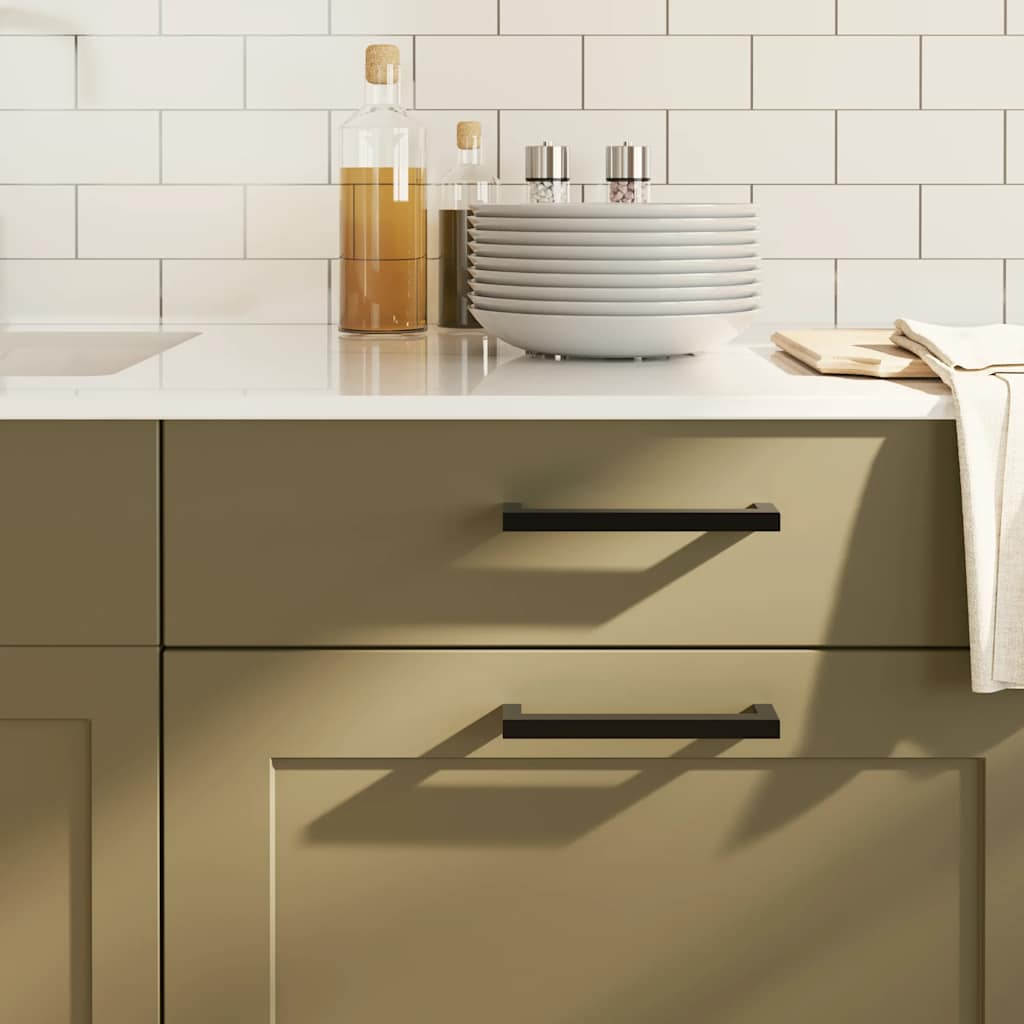 Nábytkové Úchytky 5 Ks Černé Nerezová Ocel