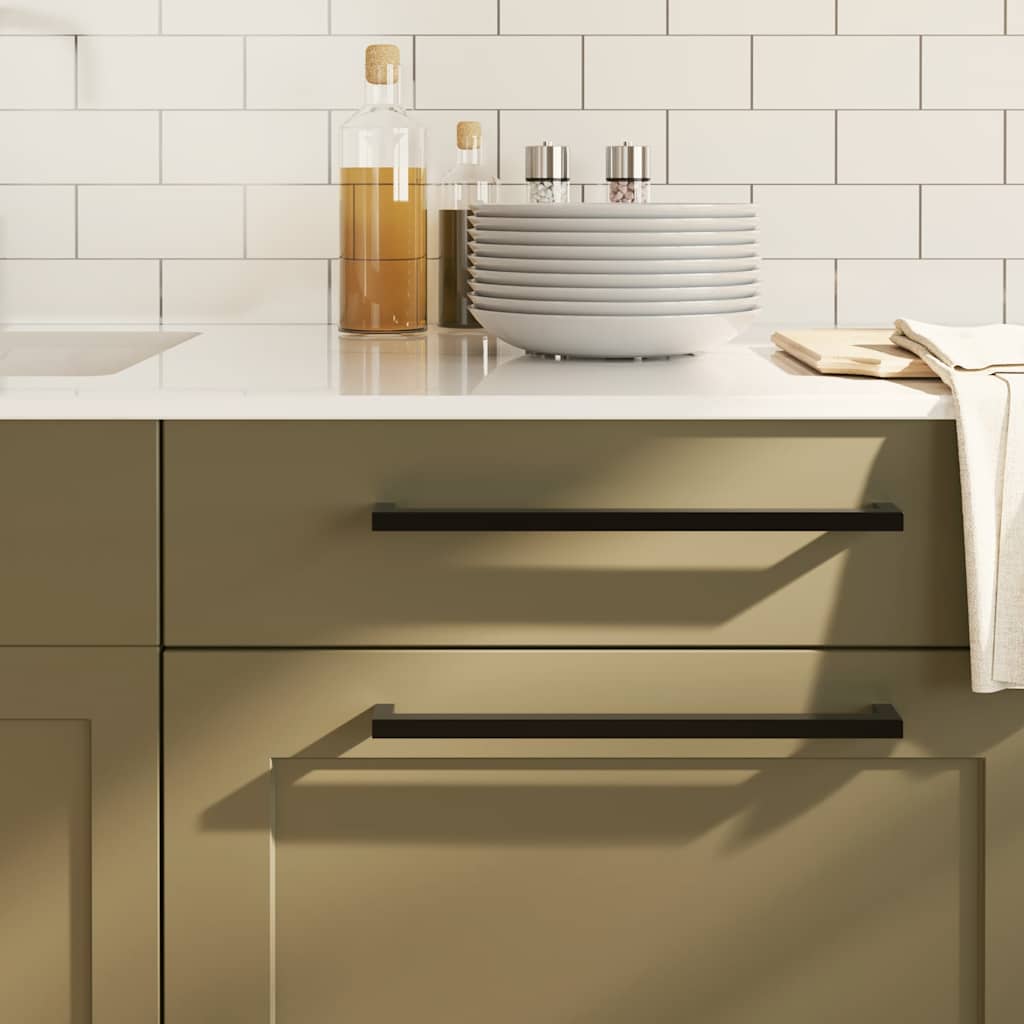 Nábytkové Úchytky 5 Ks Černé Nerezová Ocel