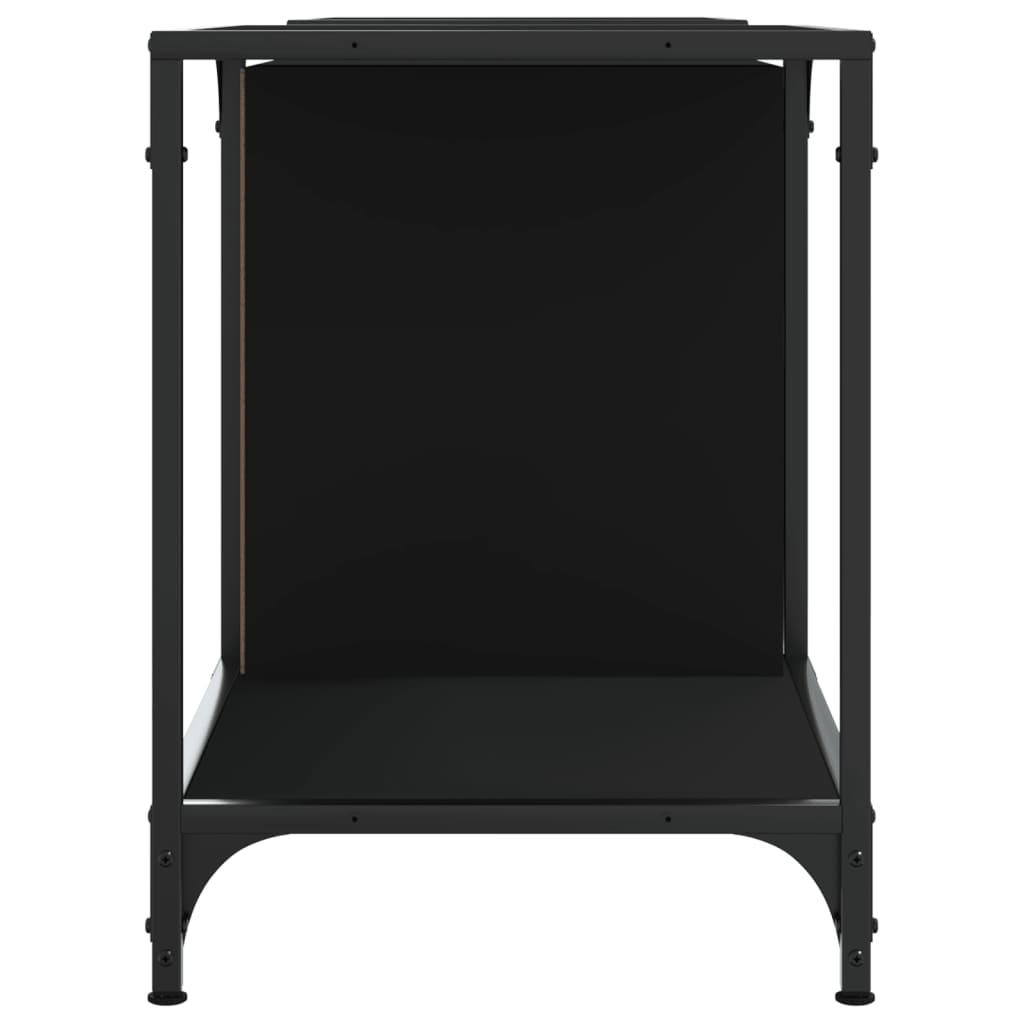 Tv Skříňka Černá 153 X 37 X 50 Cm Kompozitní Dřevo