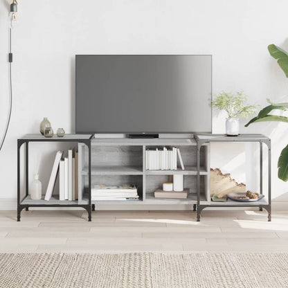Tv Skříňka Černá 153 X 37 X 50 Cm Kompozitní Dřevo