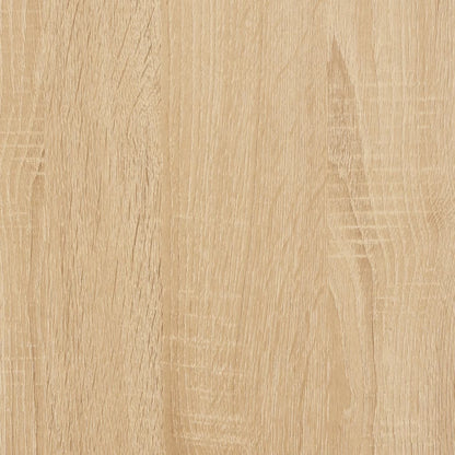 Knihovna Se 6 Policemi Dub Sonoma 80X30X188 Cm Kompozitní Dřevo