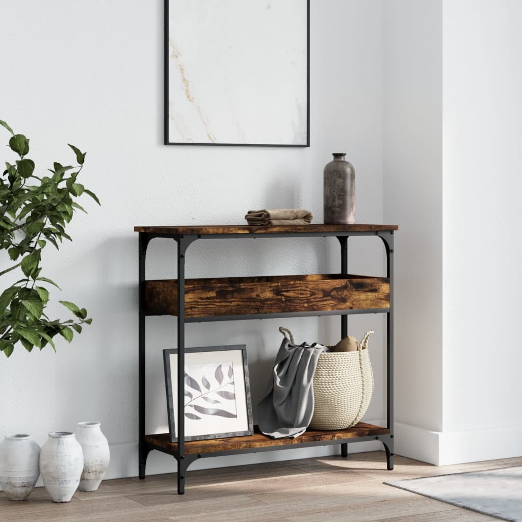 Konzolový Stolek S Policí 75 X 29 X Kompozit