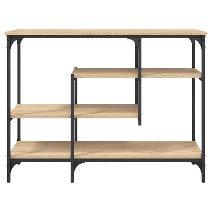 Konzolový Stolek S Policemi Dub Sonoma 100 X 35 X 75 Cm
