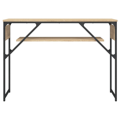 Konzolový Stolek S Policí Dub Sonoma 105 X 30 X 75 Cm Kompozit