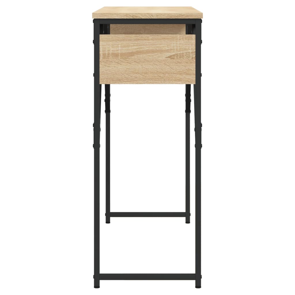 Konzolový Stolek S Policí Dub Sonoma 105 X 30 X 75 Cm Kompozit