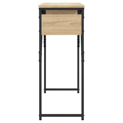 Konzolový Stolek S Policí Dub Sonoma 105 X 30 X 75 Cm Kompozit