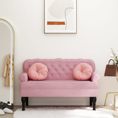 Lavice S Opěradlem 119,5X64,5X75 Cm Umělá Semišová Kůže