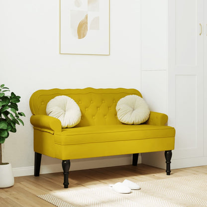Lavice S Opěradlem 119,5X64,5X75 Cm Umělá Semišová Kůže