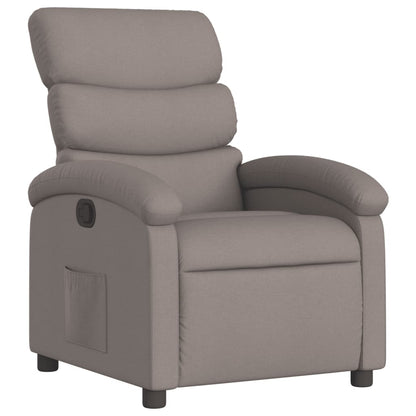 Polohovací Křeslo Textil Taupe