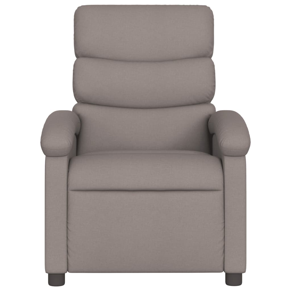 Polohovací Křeslo Textil Taupe