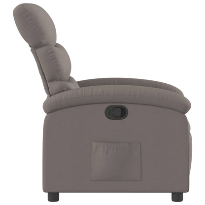 Polohovací Křeslo Textil Taupe
