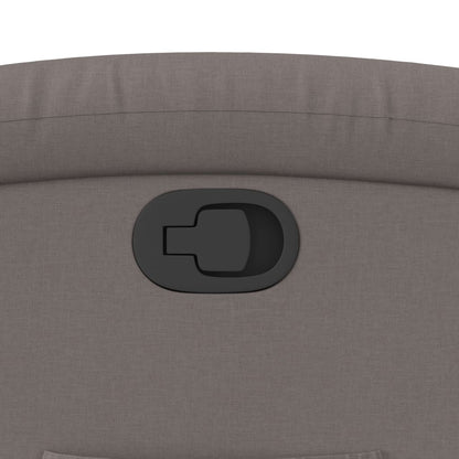 Polohovací Křeslo Textil Taupe