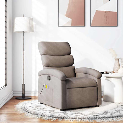Polohovací Křeslo Textil Taupe