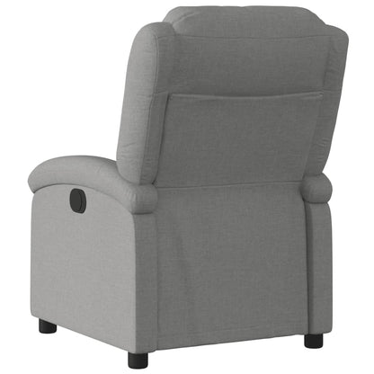 Polohovací Křeslo Tmavě Šedé Textil Tmavě Šedá