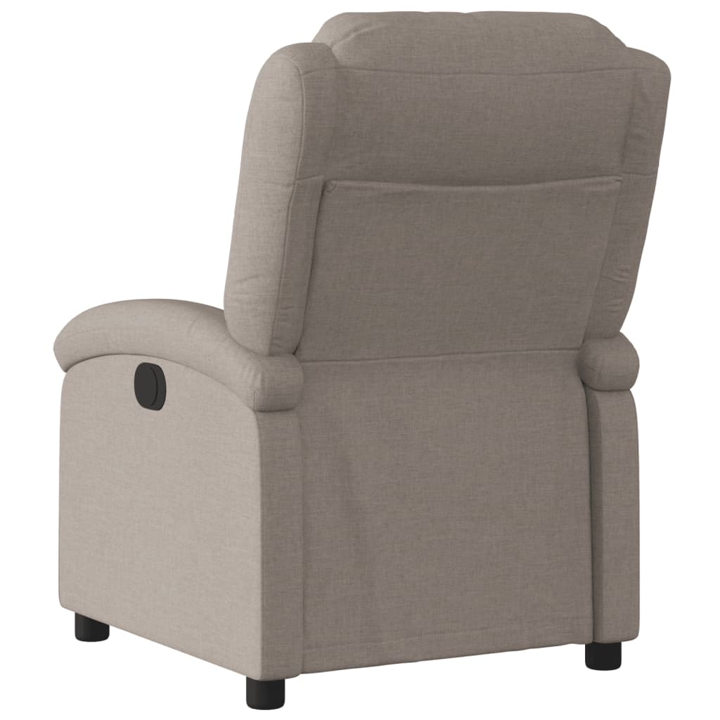 Polohovací Křeslo Textil Taupe