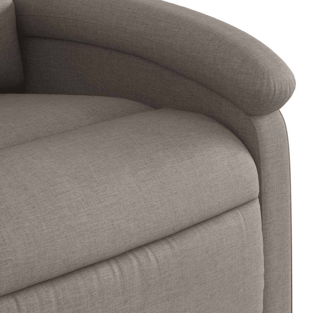 Polohovací Křeslo Textil Taupe