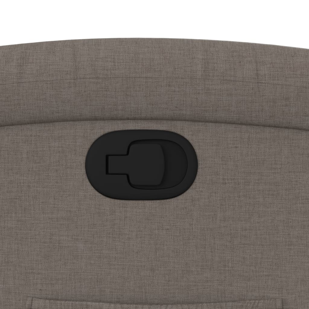 Polohovací Křeslo Textil Taupe