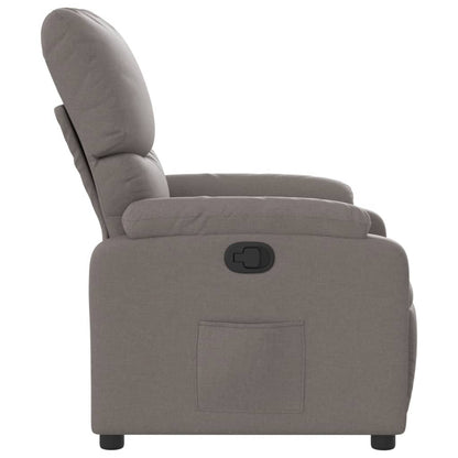 Polohovací Křeslo Textil Taupe