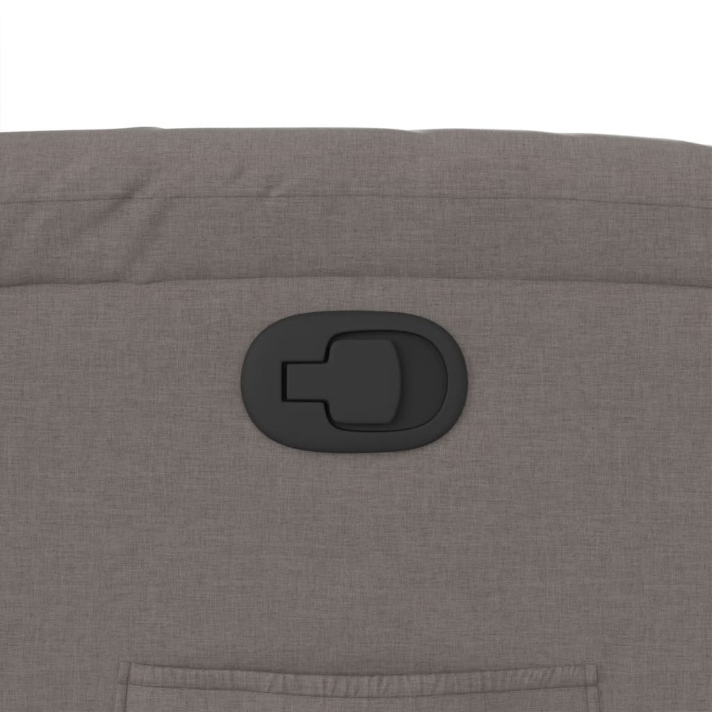 Polohovací Křeslo Textil Taupe
