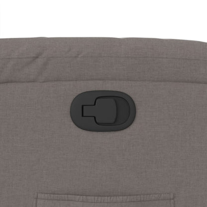 Polohovací Křeslo Textil Taupe