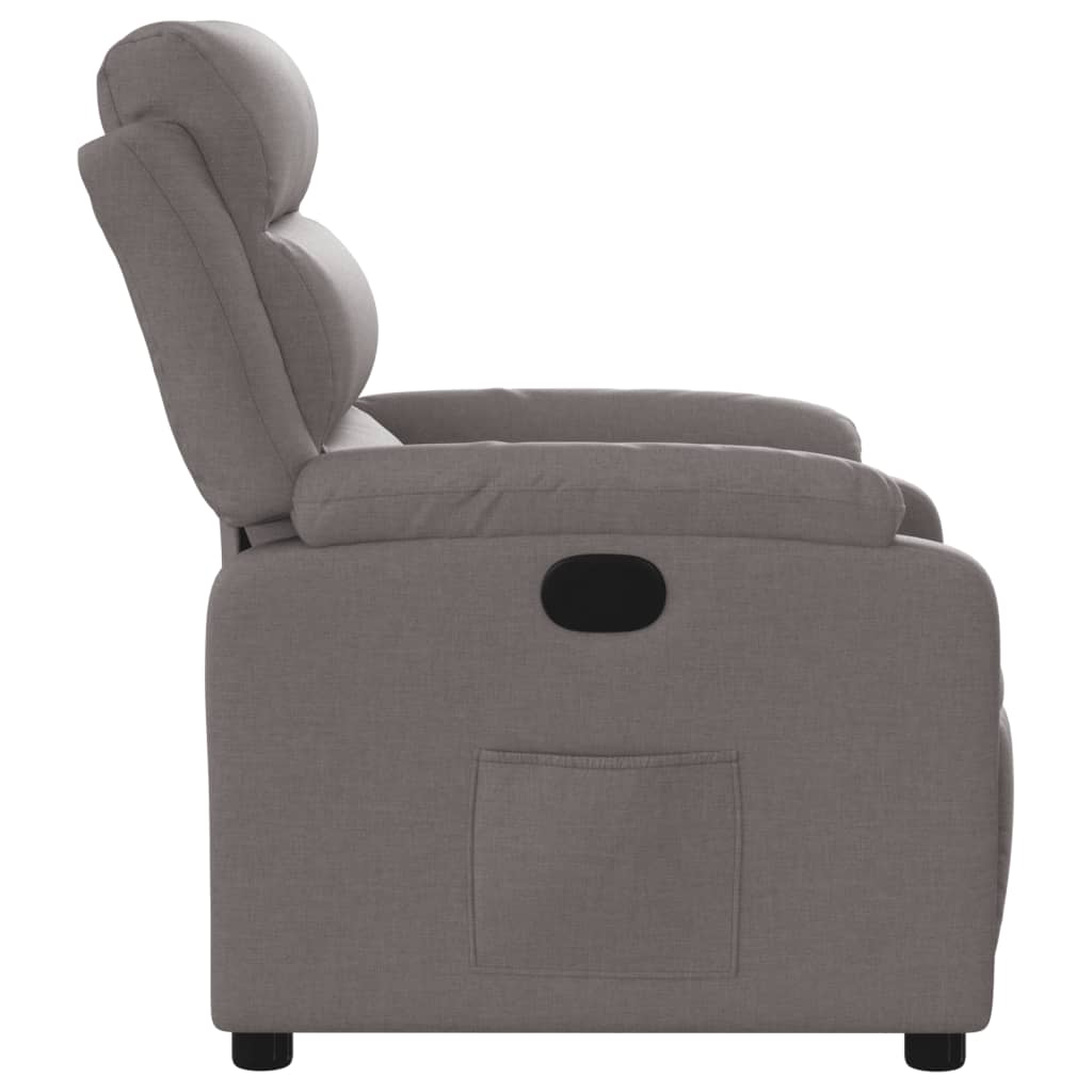 Polohovací Křeslo Textil Taupe