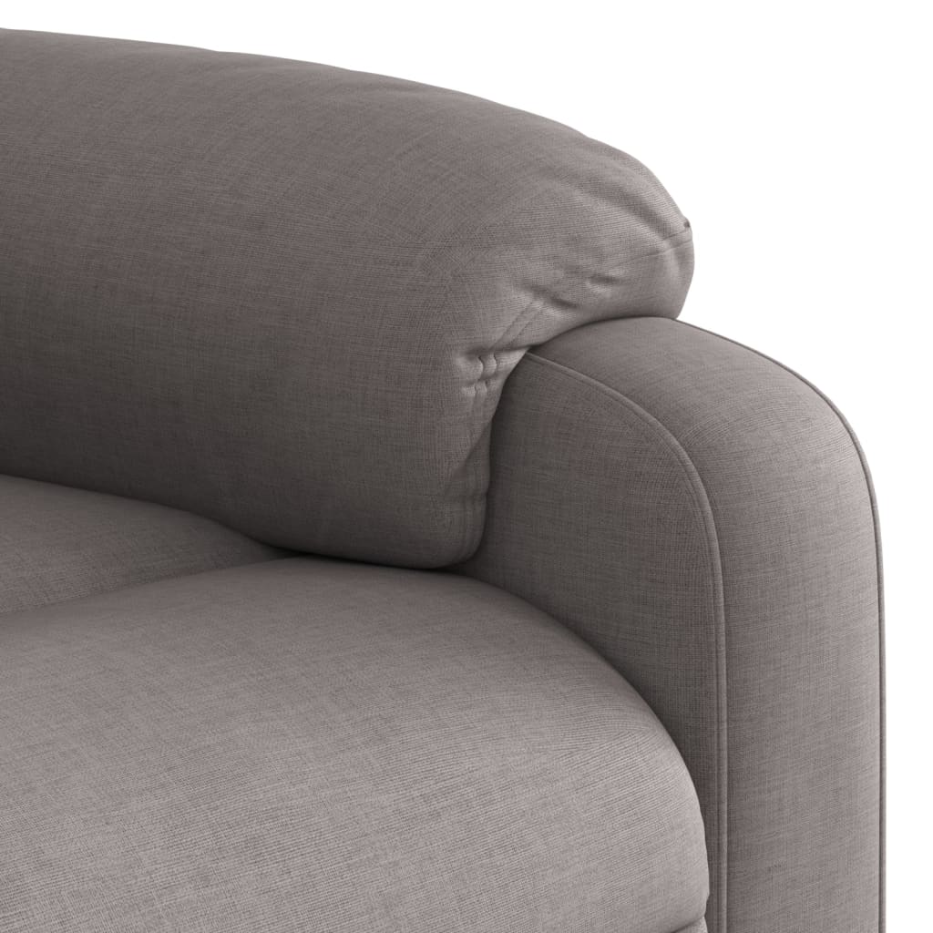 Polohovací Křeslo Textil Taupe
