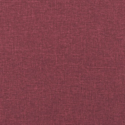 Masážní Polohovací Křeslo Vínové Textil Vínová Červená